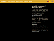 Tablet Screenshot of penzionmastal.satlava.cz